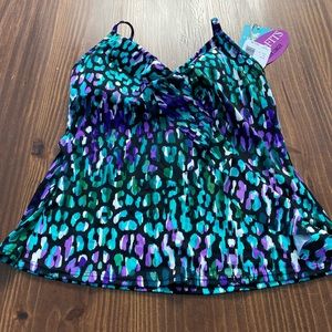 Carribean Joe Swim Top Size 10 NWT
